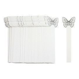 Honbay 100PCS Cute Butterfly Disposable Perfume Test Strips Essential Oils Paper Test Strips Smelling Test Paper White Testing Strips Aromatherapy Fragrance Tester Strips