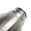 axentia Stainless Steel Water Bottle, Silver, Approx. 1 Litre