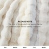 Bedsure Faux Fur Blanket, White Soft and Fluffy Blanket, Fuzzy
