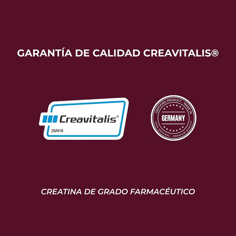 ATMA Creatina Monohidratada 300g Pura Creavitalis® 60 Porciones