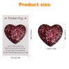 Yeria Exquisite Pocket Hug Heart Set, Cute Cuddle Heart Decoration,