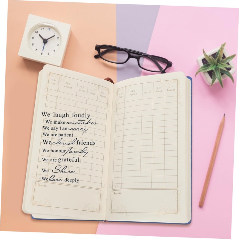 COHEALI Cash Envelope Tracker Notebook Budget Book Budget Planner Expense