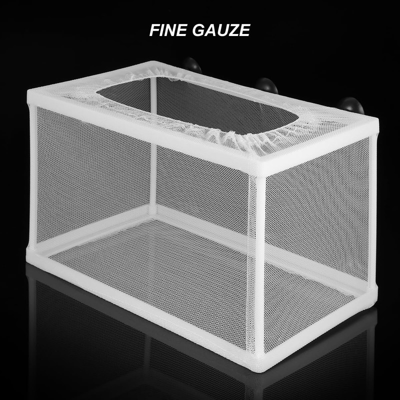 POPETPOP Fish Breeding Box Fry Hatchery Nylon Mesh Net, Aquarium