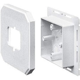 Arlington 8091F Plastic Vertical Mount All Siding Box Kit With Flange 6.5 Inch x 1.125 Inch x 6.5 Inch