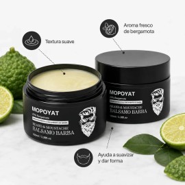Kit 2 Unidades Balsamo Para Crecer La Barba Al 20%