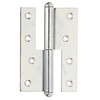 Lifting Hinge Right-Hand Yellow-Galvanised 120 x 88 mm / 1