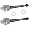 WEDOAUTO 4Pcs Front Outer + Inner Tie Rods End Links