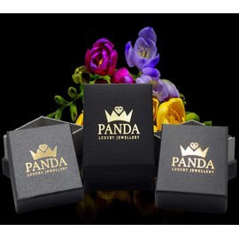 PANDA LUXURY JEWELLERY Engagement Ring Double Hexagon Crystals Hexagonal Pair Box Ring Women's Silver 925 Engagement Adjustable Rings Women Wedding Jewellery for Her Adjustable Rings Gift Girls,