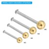 PATIKIL M3 x 0.5 Thread Cap Nuts Button 20 Pack