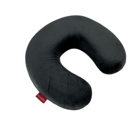 Memory Foam U Shaped Travel Pillow Neck Support Head Rest Cushion (Black)