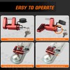 METOWARE Trailer Tongue Coupler Lock with All-Weather Rubber Cap, 1/4"