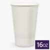 Eco-friendly paper cup plain 8oz/10oz/13oz/12oz/16oz (1000 pieces), plain 16oz /