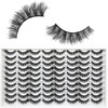 KSYOO False Eyelashes 40 Pairs 3D Fluffy Lashes Pack Bulk