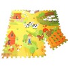 Brigamo Farm Puzzle Mat, 9-Piece Foam Mat, Tested for Harmful