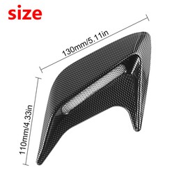 Larcele Car Air Inlets Outdoor Decorative Air Flow Air Supply Ventilation Vents Sticker JFK-02 Multiway