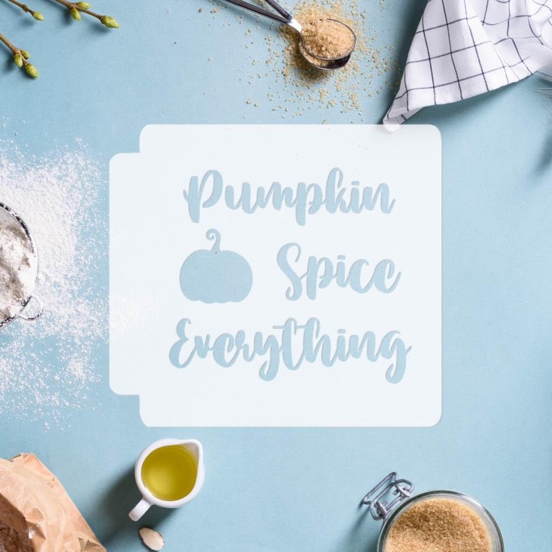 Pumpkin Spice Everything 783-E057 Stencil (18 inch)