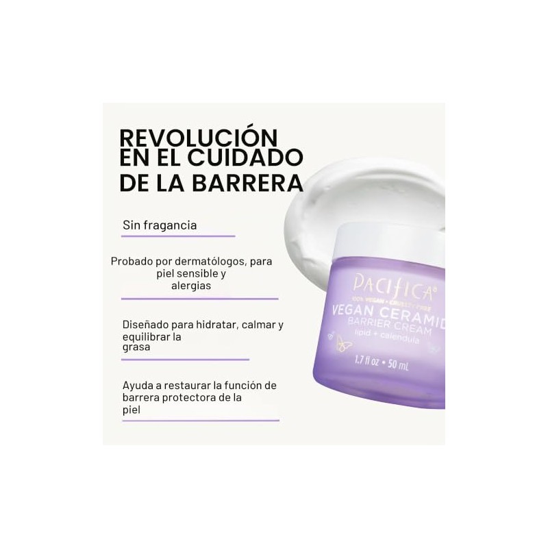 Pacifica Crema Facial Ceramide Barrier Repair 1.7 oz