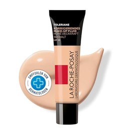 La Roche-Posay Toleriane Corrective Makeup Fluid with SPF 25, for Combination Skin to Oily Sensitive Skin, Up to 16 Hours Coverage Thanks to Thermal Water and Pigments, Colour: 9, 30 ml