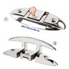 6 Inch Boat Folding Cleat, 316L Stainless Steel Flip-Up Dock