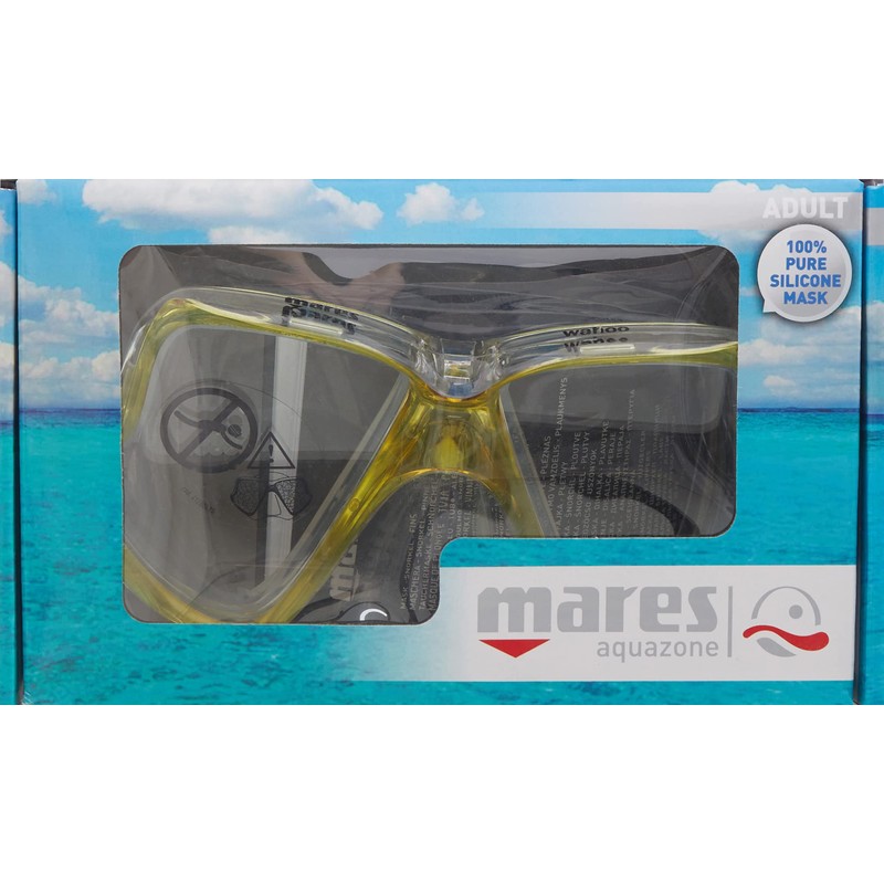 Mares Wahoo Mask for Adults, Colour: Yellow