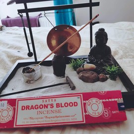 Satya Sai Baba Nagchampa Dragon Blood Incense Sticks Fragrance Agarbatti - Pack of 12 Boxes (15 gm Each)- 180 gm
