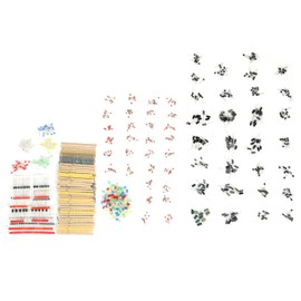 Super Electronic Component Kit 7 Values Set Resistor Diode Capacitor 3mm 5mm LED Audion