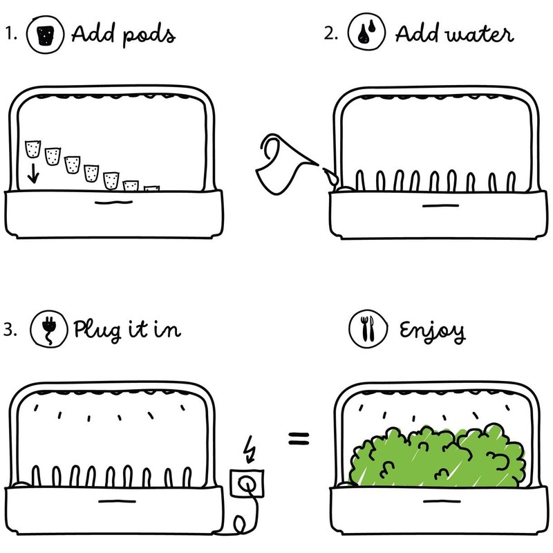 Click and Grow Smart Garden Refill 9-pack Grill & Steak