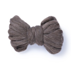 Kondoos Natural Wool roving, 2 OZ. Best Wool for Needle Felting and Wet Felting, handcrafts and DIY Spinning Projects, Wool Felting Supplies. Natural Colours, un-Dyed. (Mocha, 2 oz)