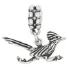 LGU Sterling Silver Oxidized 3D Road Runner Roadrunner Bird Dangle
