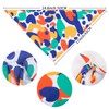 COMSUN 9 Pack Dog Bandanas, Polyester Dog Bandana Bulk for