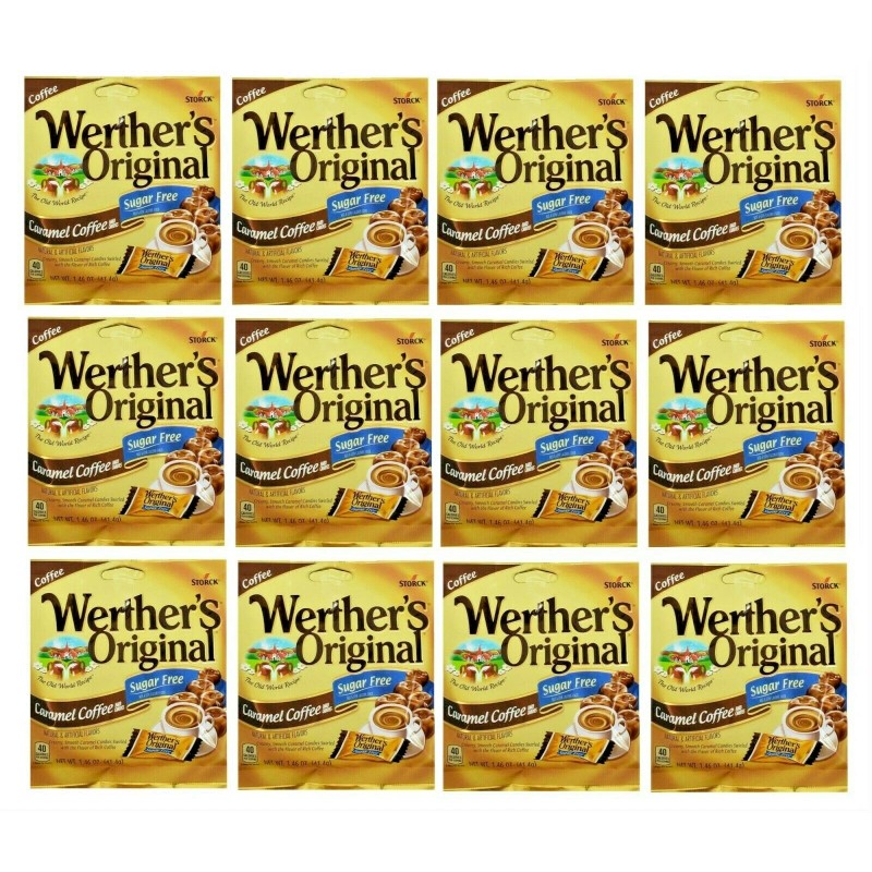 Werther'sOriginal Werther's Original SUGAR FREE Candy Caramel Coffee 1.46 oz