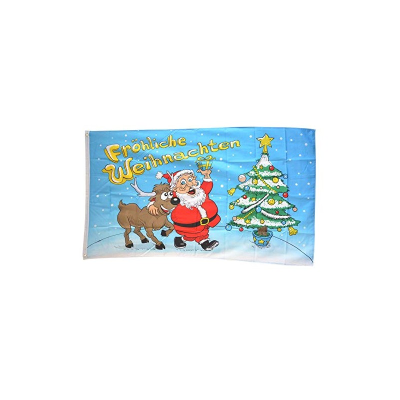 Flaggenfritze® Flag Merry Christmas 90 x 150 cm