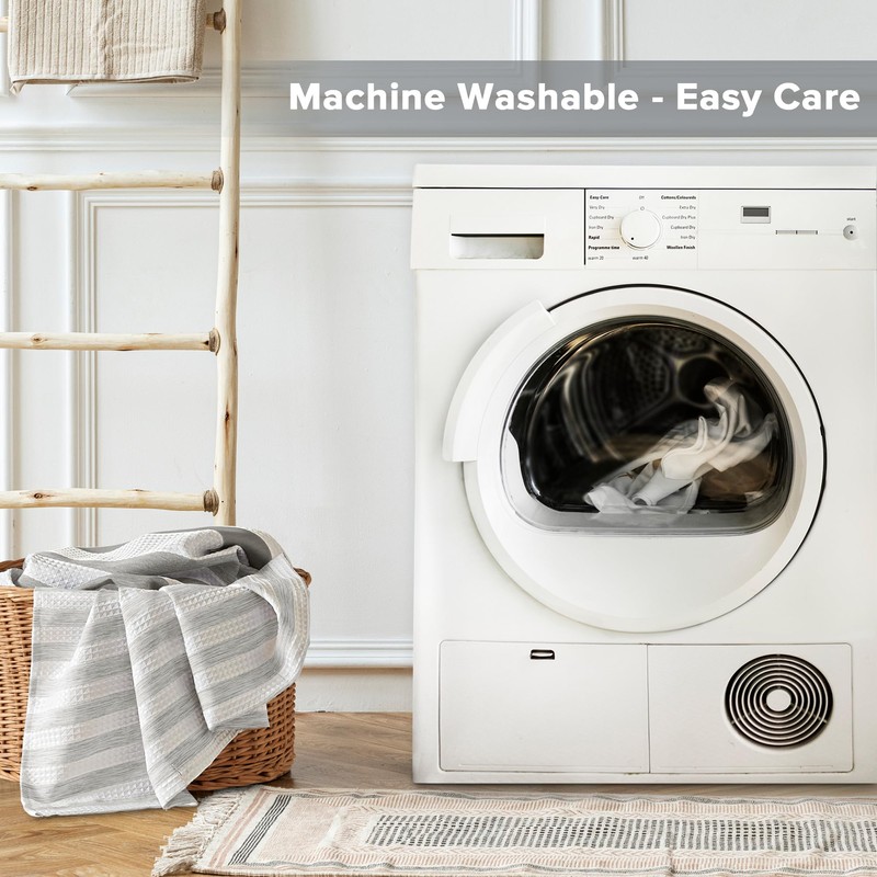 Madison Park Shower Curtain Spa Waffle Weave Stall Shower Curtain