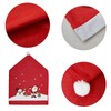 Phedrew 6Pcs Christmas Chair Covers Xmas Dining Chair Slipcovers Santa
