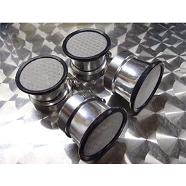 KJT Zephyr 1100 GPZ900R ZRX1200R ZRX1100 XJR1300 Motorcycle Air Filter Aluminum Air Funnel 55 φ 4 Pieces with Mesh Net
