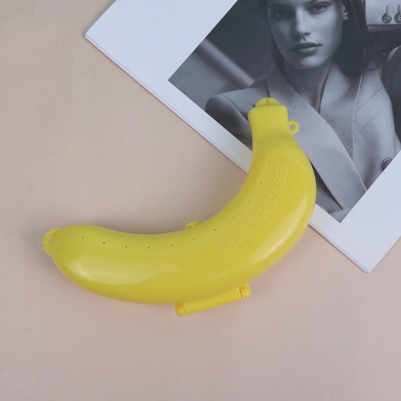 Itisyou Banana Case Portable Banana Case Guard Protector Container Food