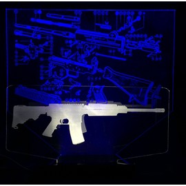 LED AR-15 with Blueprint Light