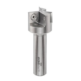 Ultra-Shear Spoilboard Surfacing Router Bit, 1" CD, 1/2" SH, 3 Flute Carbide Insert CNC Bit for Slab Flattening, Planing, Milling