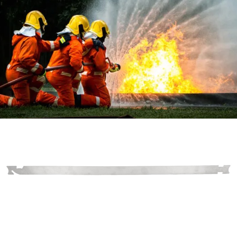 Firefighting Tool 23.2in Long Spring Steel Professional Portable Multipurpose Leverage