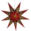 Guru-Shop Baldur Foldable Luminous Paper Star, Advent, Christmas Star, 60