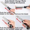 DOWELL Utility Knife Retractable Utility Knife Box Cutters Heavy Duty