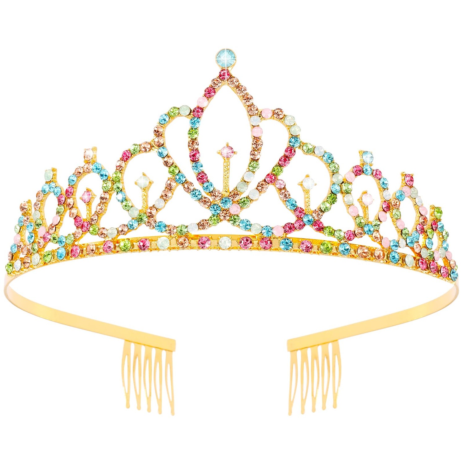 Tihebax Tiaras for Girls Princess Crowns for Girls Silver Princess ...