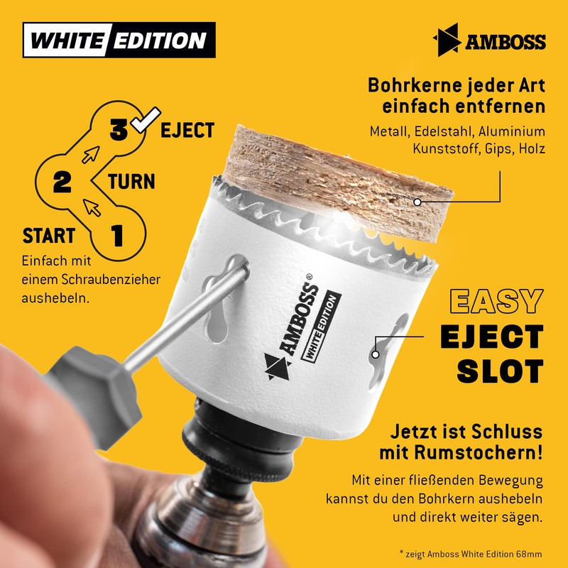 Hole Saw 83 mm - Anvil Bi-Metal (including Hexagonal Standard