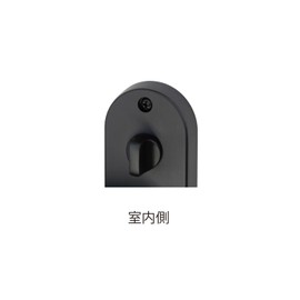 Kawaguchi Giken JL-24-4K-ZB J-Lever Oval Display Lock, Matte Black