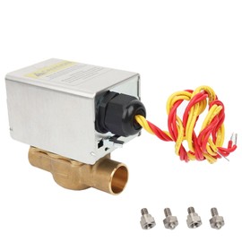 V8043E1012 Sweat Zone Valve Replacement 3/4" Zone Valve Motor 24v Water Valve, 2 Wire Thermostat and End Switch, Capacity 3.5 Cv, 18" Lead, 40003916-026 Zone Valve