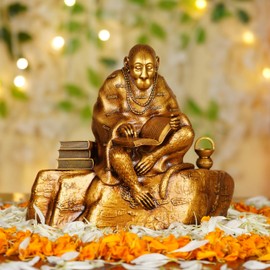 Artarium Hanuman Statues for Home Decor Living Room Decoration Ramayani Hanumna God Idol Lord Hanuman Statue Figurine with Book Anniversary and Birthaday Gifts for Women Men Hight - 6.1 Inch
