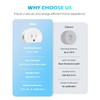 Wireless Remote Control Outlet, SURNICE Mini Remote Light Switch 10A/1200W