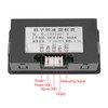 4-stellige Digitale LED-Tachometer, Drehzahlgeschwindigkeitsmesser mit Hall-Näherungssensor, NPN/PNP-Eingang, Rot/Blau-Display, 10-9999RPM-Bereich (Rot)