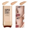 Base De Maquillaje, Corrector Y Contorno En Barra + Pincel