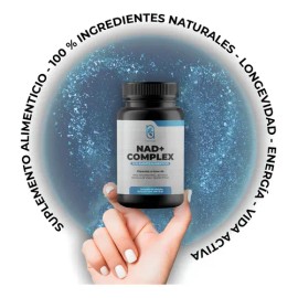 Suplemento NAD Complejo Antiedad Naima Plus 50 Cápsulas Resveratrol                                                                                   